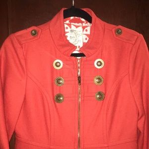 Tulle wool coat size small